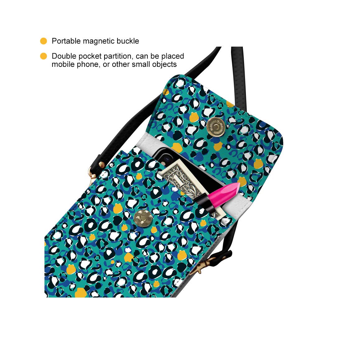 JEOCODY Women's Touch Screen Phone Purse - Lightweight Small Crossbody Wallet with Shoulder Strap | Perfect for Travel, Shopping & Everyday Use