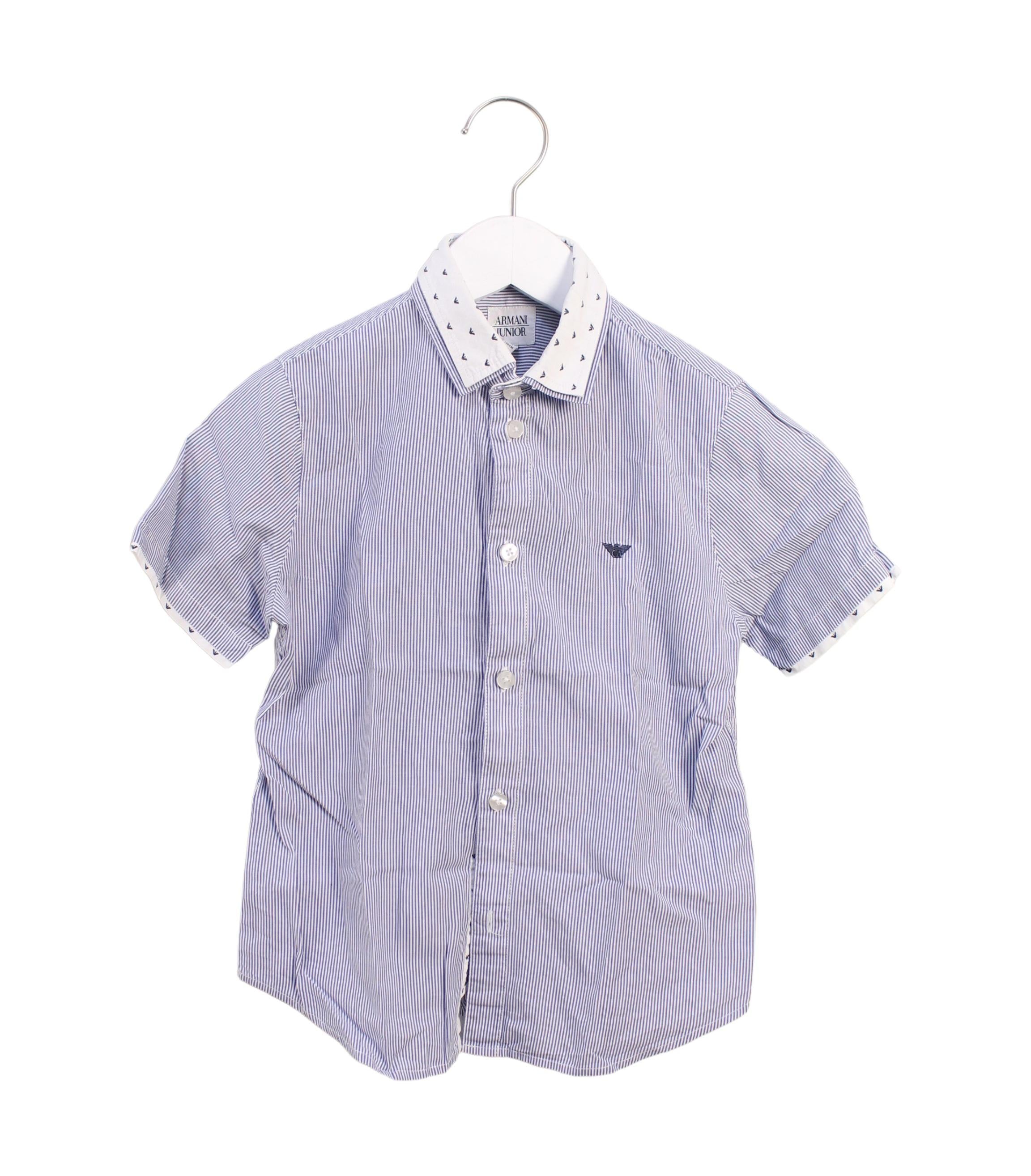 Armani Kids Girls Short Sleeve Shirt 10208790 - Stylish Cotton Top for School, Playdates & Special Occasions