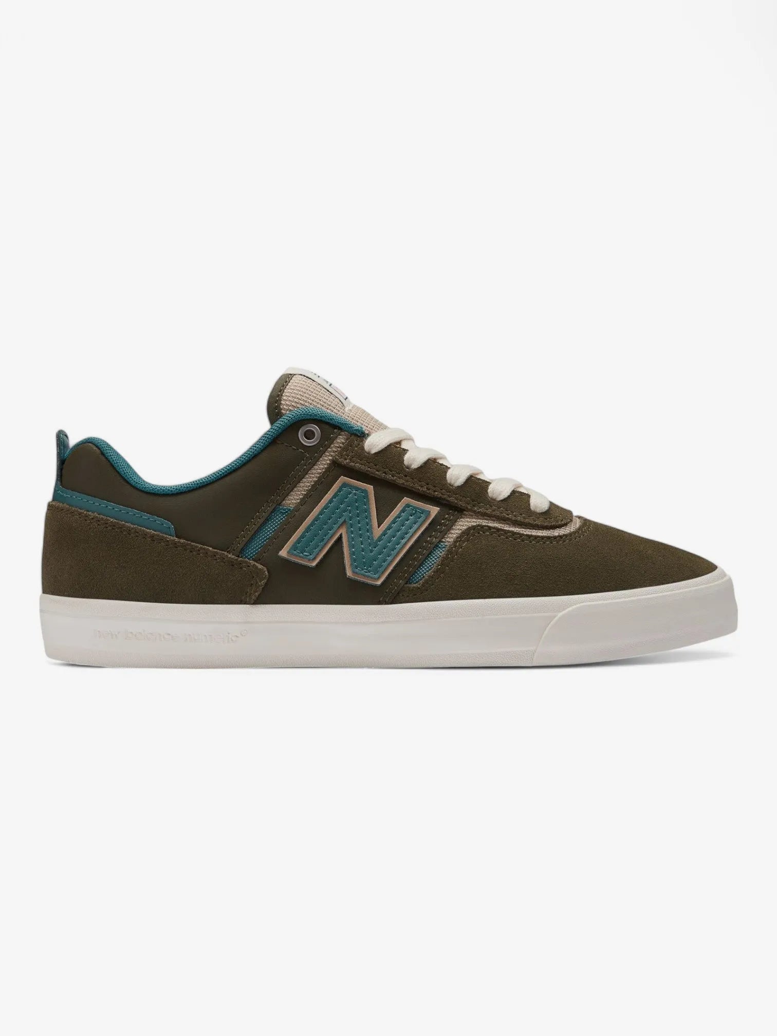 New Balance Numeric 306 Jamie Foy Skate Shoes - Green & Beige Colorway - Durable Skateboarding Sneakers for Street & Park Skating
