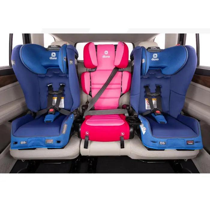 Connect3® RXT 2-in-1 High Back Booster Car Seat for Kids - Convertible Toddler to Big Kid Car Seat with Safety Harness | Perfect for Travel & School Drop-offs