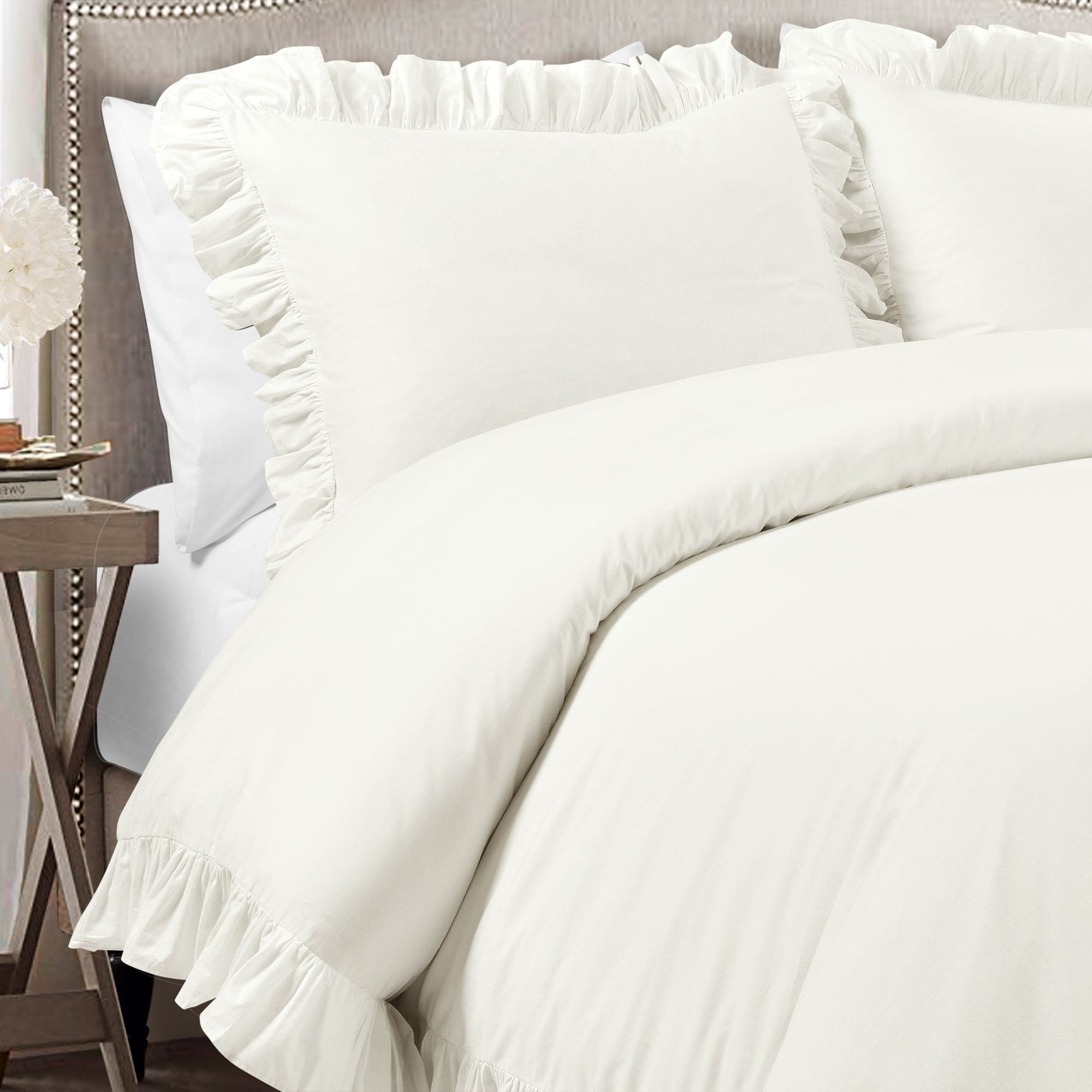Premium 100% Cotton Duvet Cover Set - Soft & Breathable Bedding - Queen/King Size - Perfect for Master Bedroom, Guest Room & Hotel Use