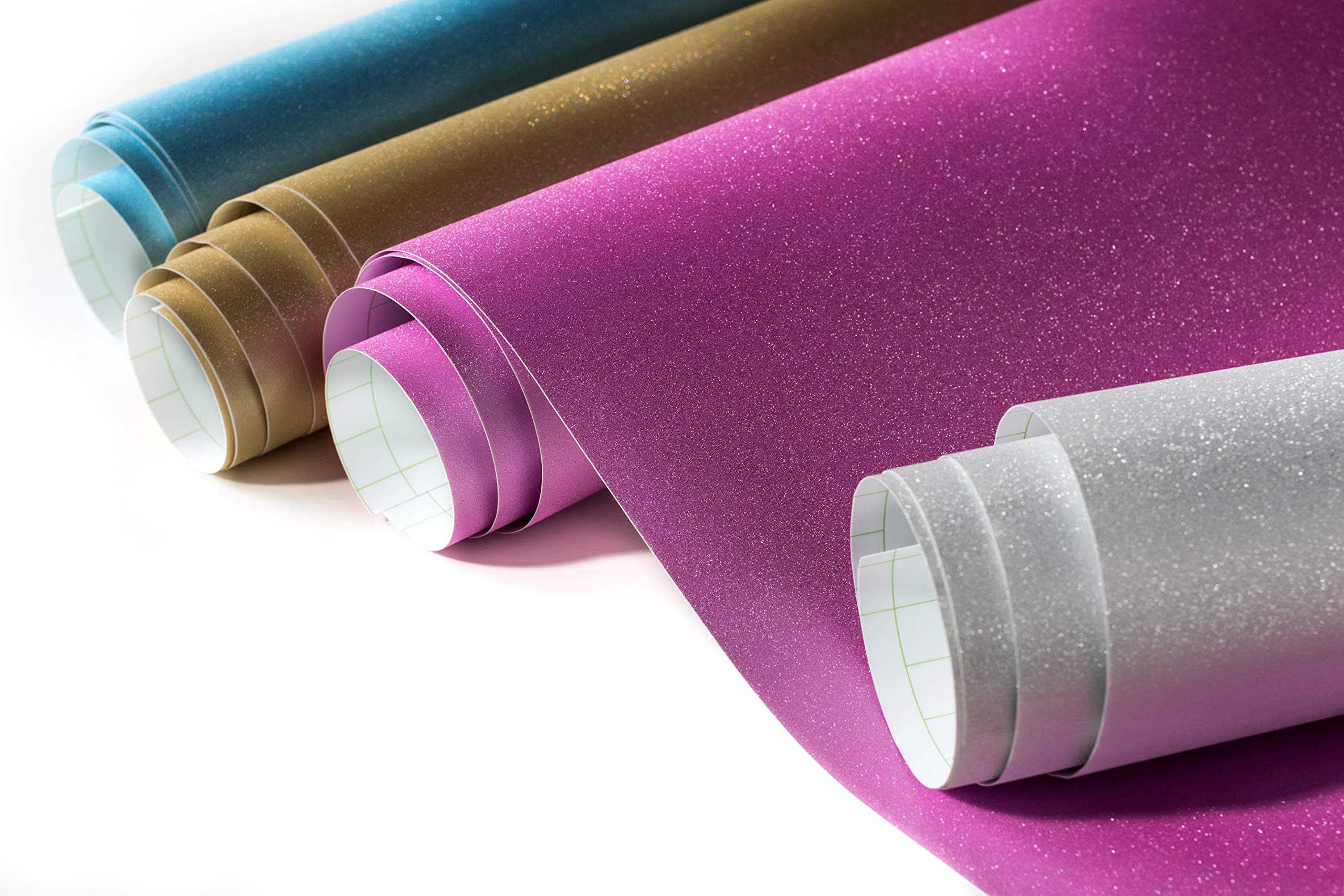 Premium Cricut Shimmer Permanent Vinyl Roll - Classic Sampler (12
