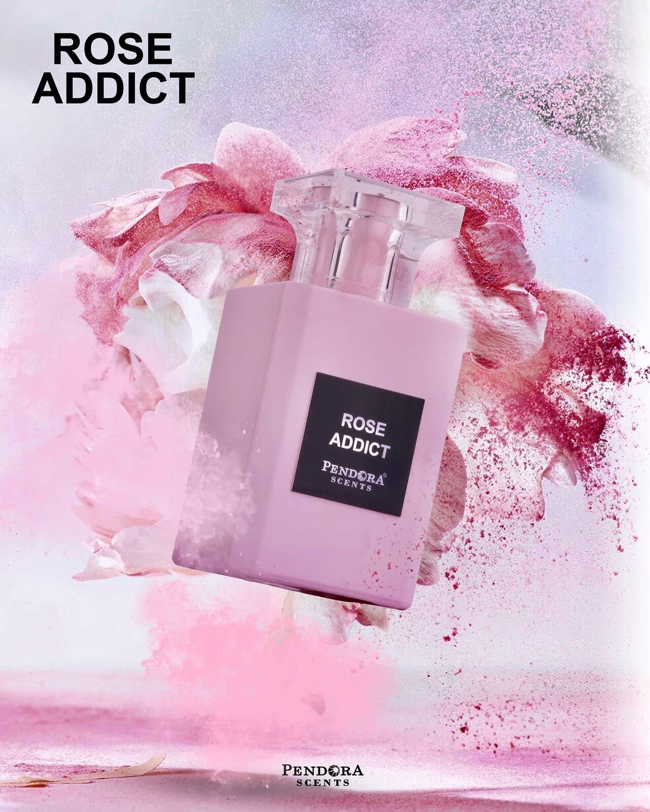 Rose Addict by Paris Corner | 100ml Unisex Eau de Parfum | Long-Lasting Floral Fruity Rose Perfume with Creamy Notes | Luxury Fragrance for Women & Men | Perfect for Date Nights, Weddings & Special Occasions