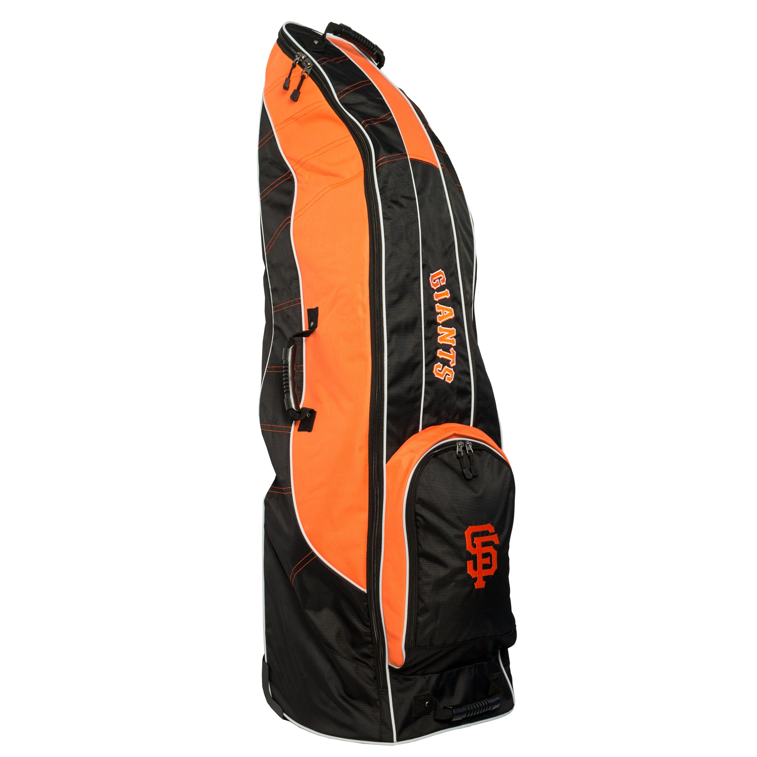 Team Golf MLB High-Impact Plastic Wheelbase - Smooth & Quiet Golf Push Cart with Built-in Shoe Bag | Perfect for Golf Course Transport & Equipment Storage
