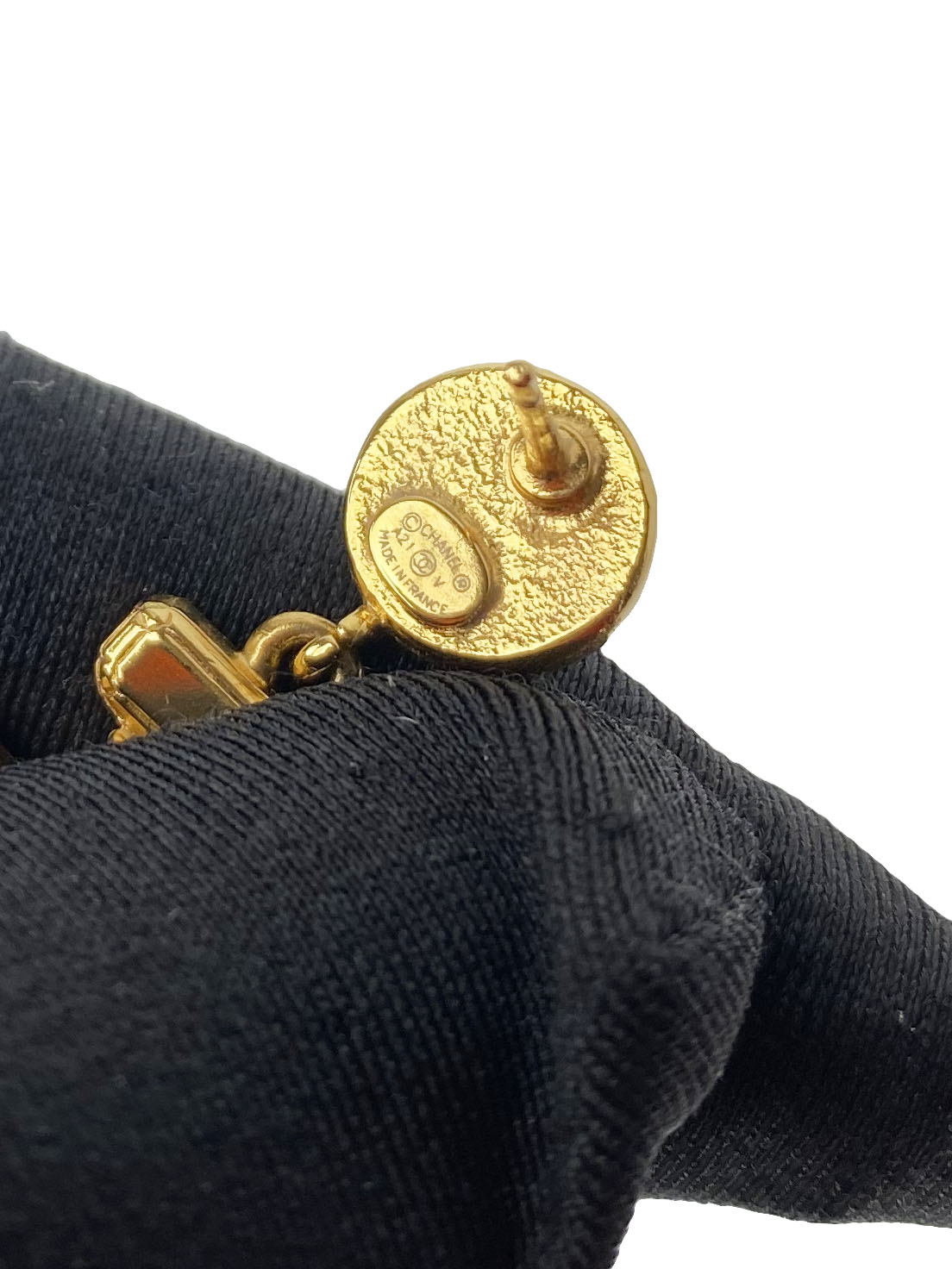 Chanel Gold Perfume Bottle Earrings - Luxury Fashion Jewelry for Women | Elegant Gift for Birthday, Anniversary & Special Occasions | Perfect for Parties, Date Nights & Formal Events