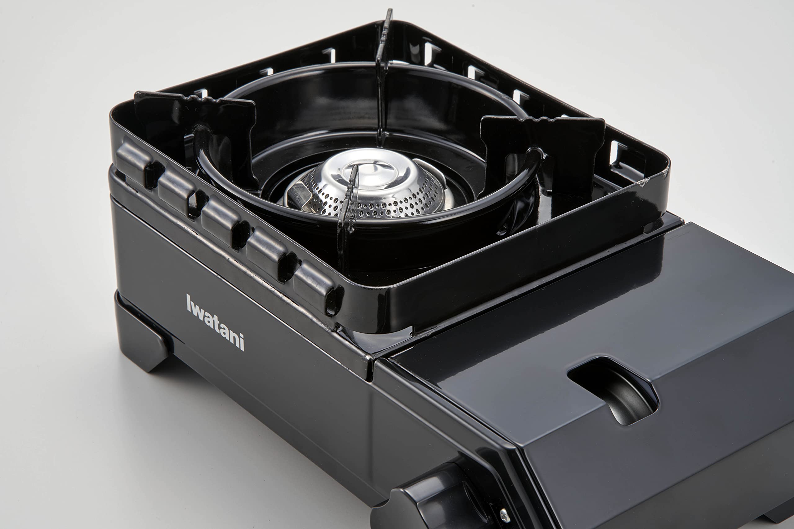 Iwatani Cassette Stove - Portable Gas Burner for Outdoor Cooking | Japanese-Made Gas Tough Maru Jr | Compatible with Dutch Oven - Perfect for Camping, Picnics & Emergency Cooking