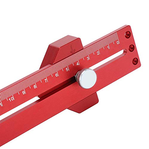 Precision Woodworking T-Square Rule - Aluminum Alloy T-Ruler with Accurate Measuring Scale for Carpentry & DIY Projects | Perfect for Marking, Cutting & Framing Wood Projects