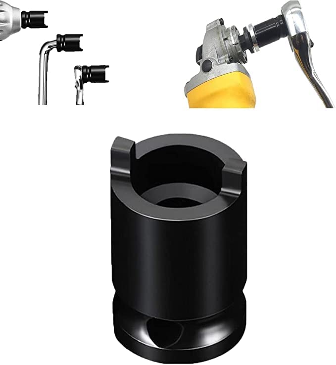 Universal Electric Socket Wrench Set - Easy Release Angle Grinder Adapter | High-Quality Steel Power Tool Accessories with Black Pressure Plate | Perfect for Automotive Repairs, DIY Projects & Professional Workshop Use