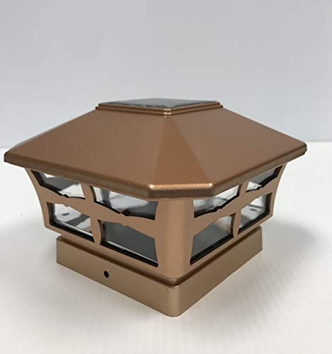 10 Pack Solar Powered Copper LED Outdoor Garden Lights - 4