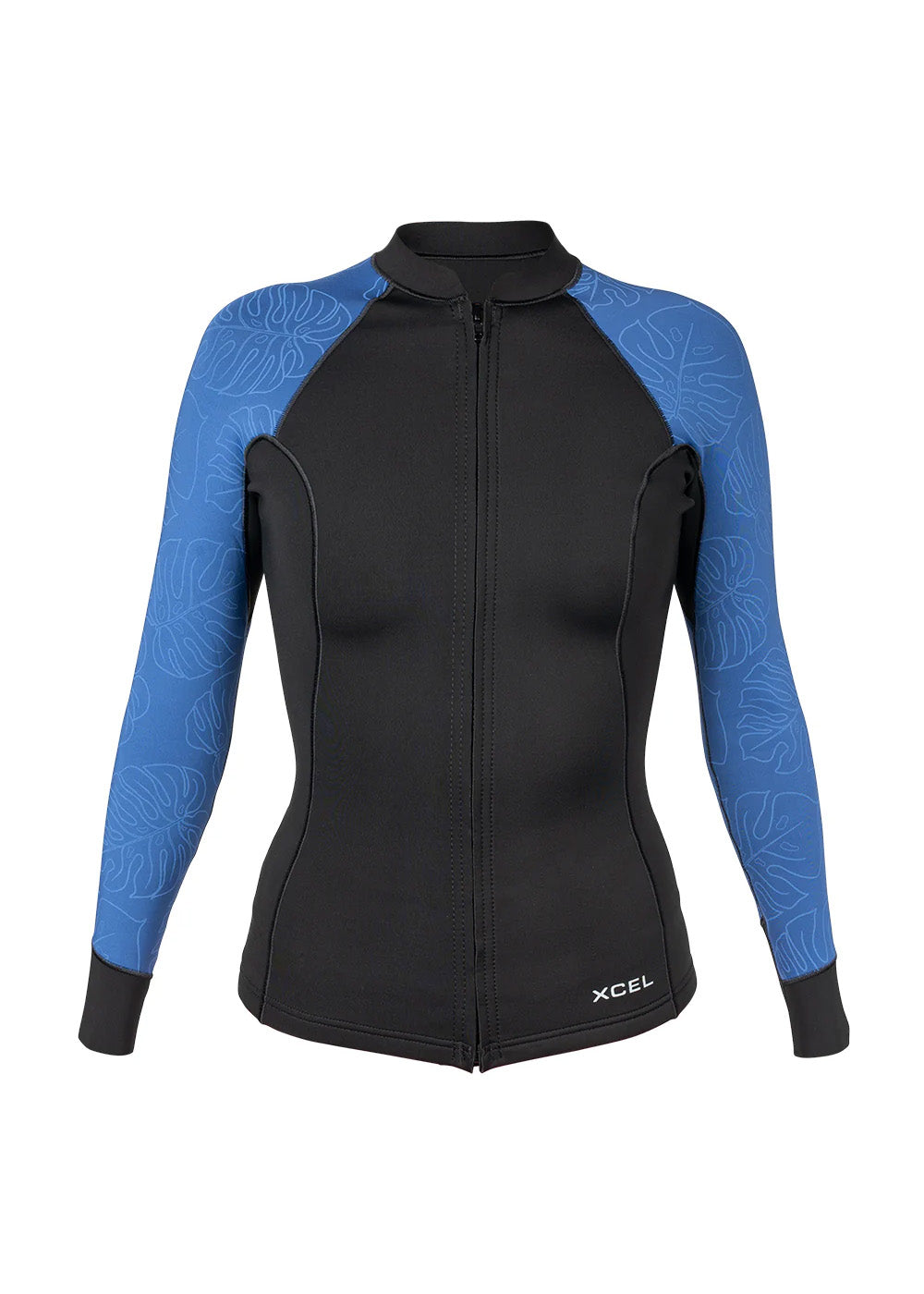Xcel Women's Axis 1.5mm LS Zipper Jacket - Premium Neoprene Surfing Wetsuit Top for Yoga, Paddleboarding & Water Sports