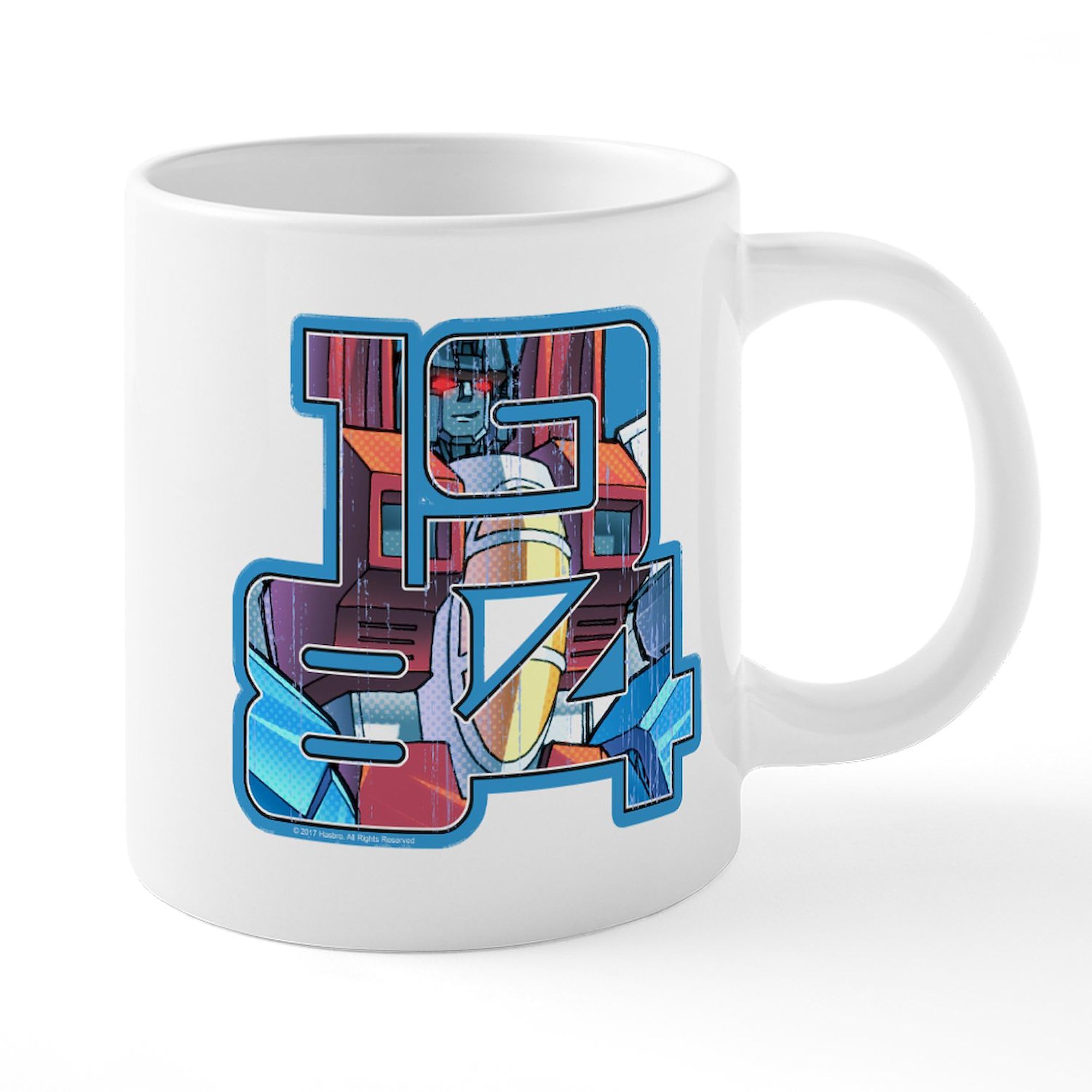 Starscream 1984 20 oz Ceramic Coffee Mega Mug | Transformers Themed Large Coffee Cup | Perfect for Office, Home & Gifts for Transformers Fans
