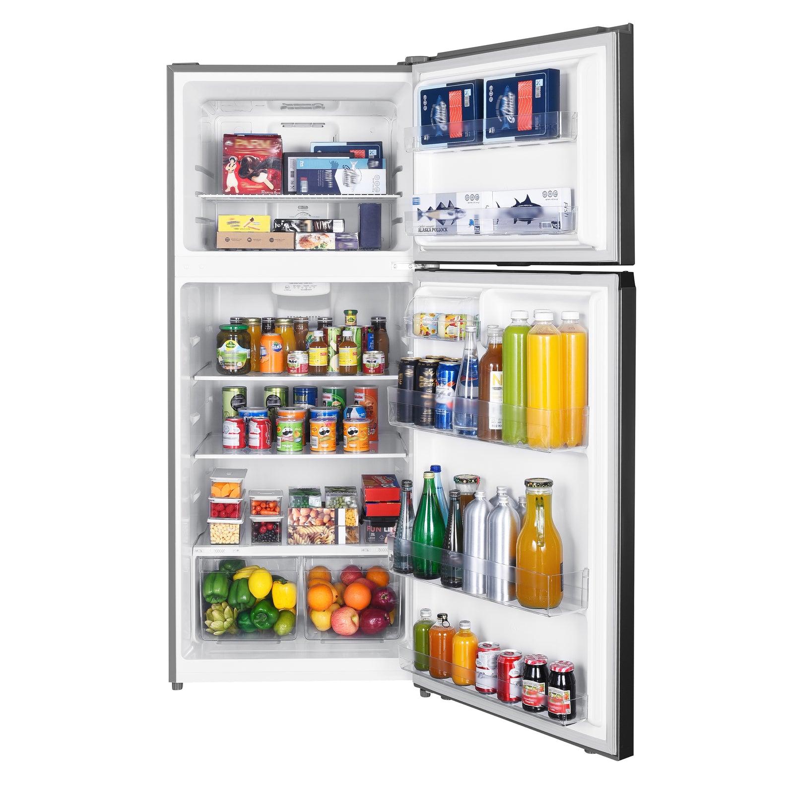 Avanti FF18B3S 17.6 Cu. Ft. Compact Frost-Free Refrigerator for Small Apartments, Dorms & Studios - Energy Efficient & Space Saving