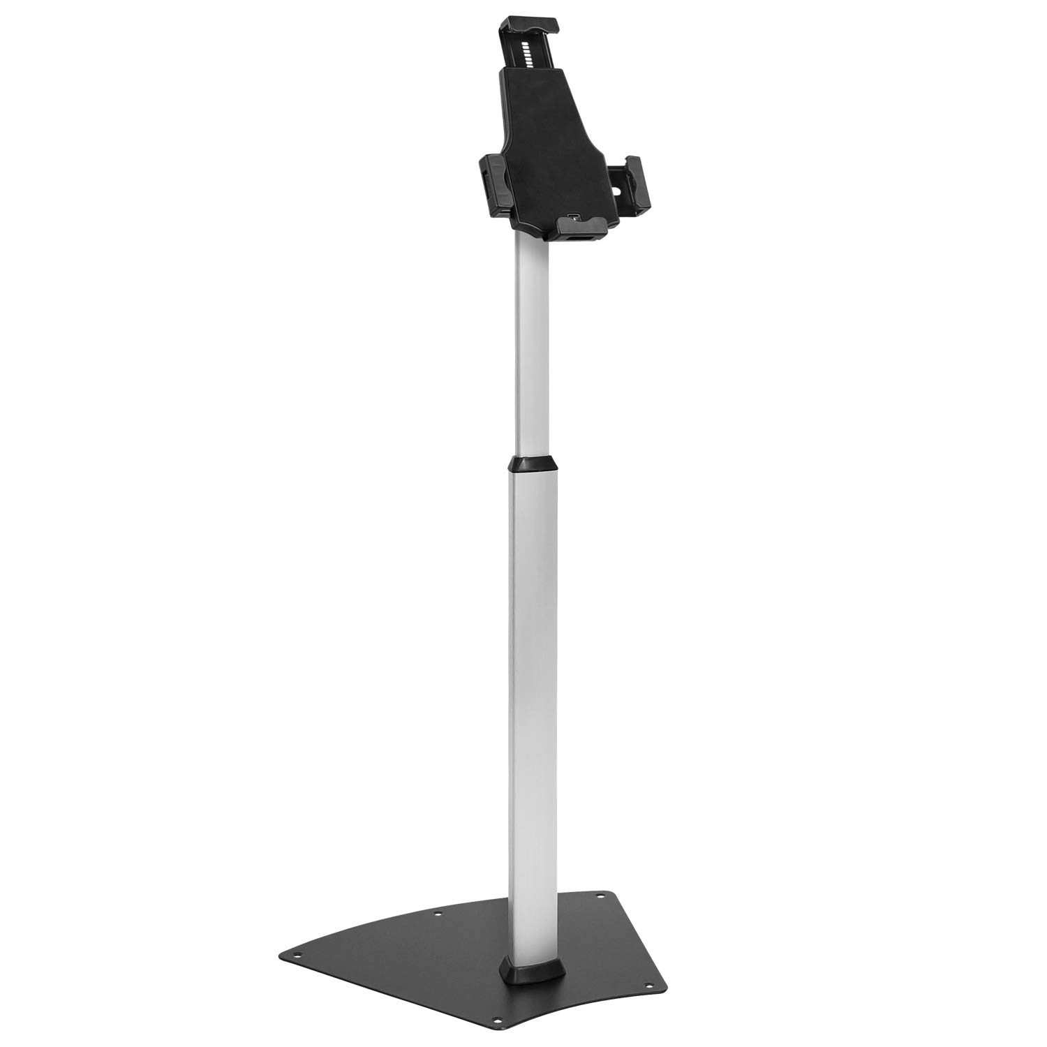 Mount-It! Universal Anti-Theft Tablet Floor Stand - Adjustable Height Kiosk Stand with Locking Mount for iPad, Galaxy Tab, Surface Go & 7.9