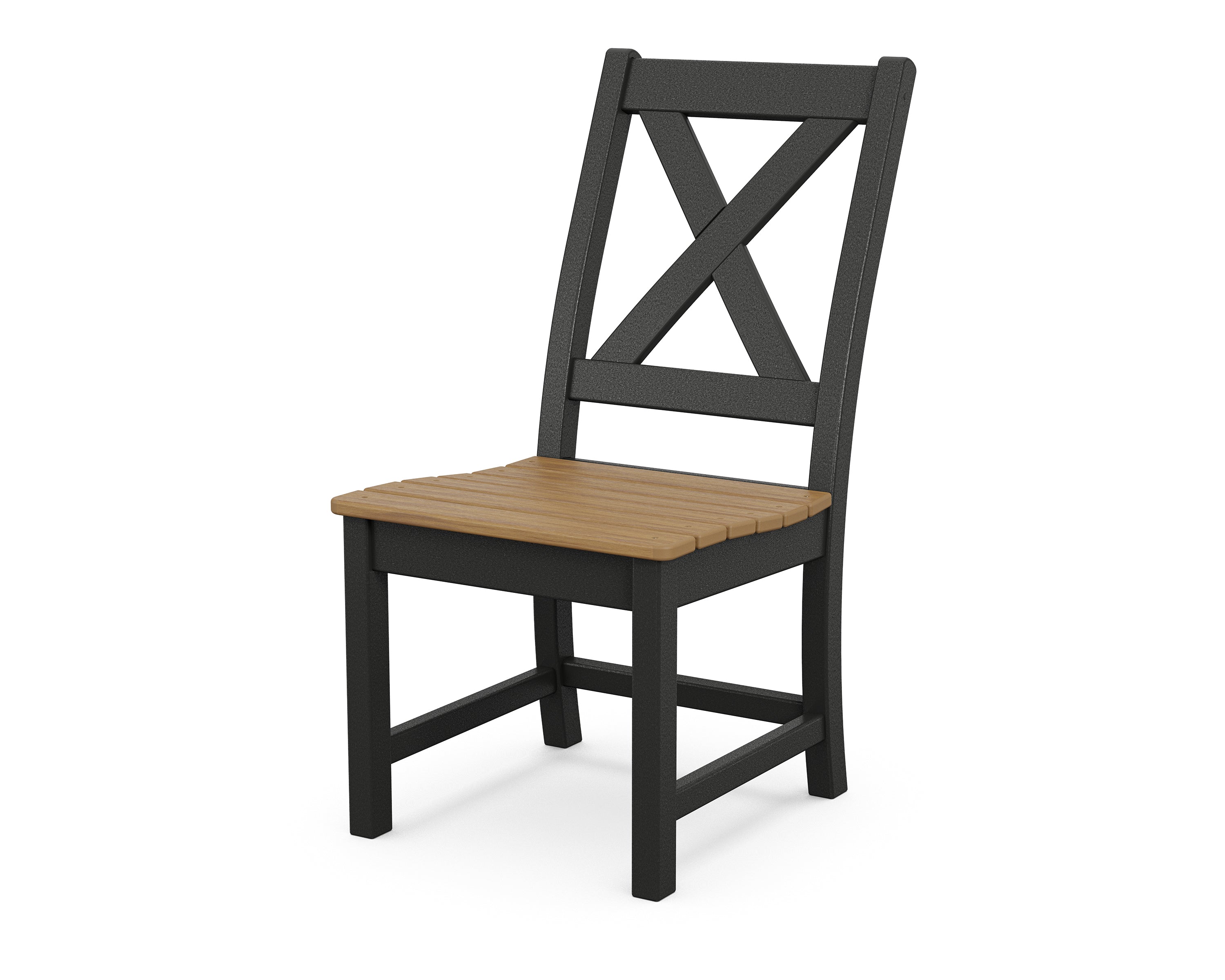 POLYWOOD Braxton Outdoor Dining Chair - Weather-Resistant, Durable & Comfortable - Perfect for Patio, Deck, Poolside & Garden Use