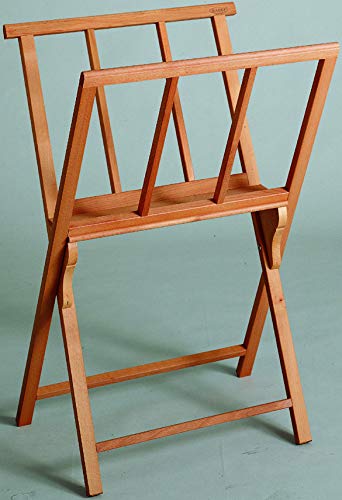 Mabef MBM-38 Natural Wood Print Rack - Perfect for Art Studios, Classrooms & Home Decor Display