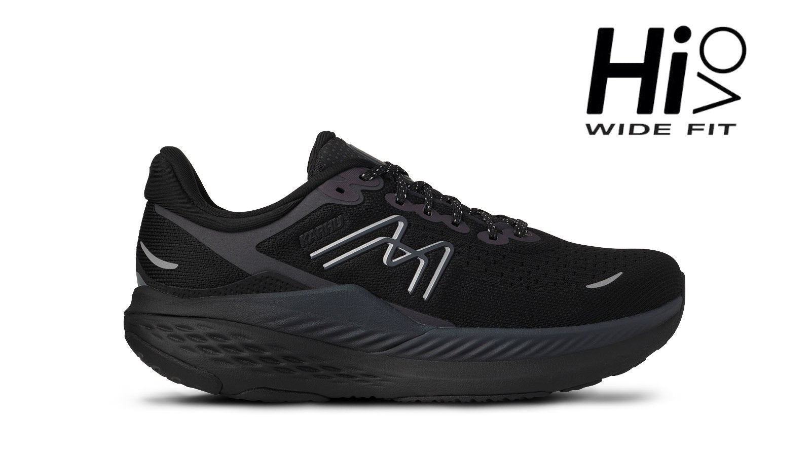 Women's Mestari Run 1.5 Hivo Running Shoes - Black/Black | Lightweight & Comfortable for Jogging, Gym Workouts & Daily Wear