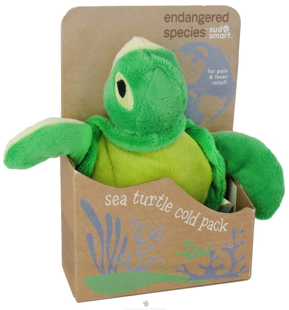 Endangered Species Therapeutic Cold Sea Turtle Pack - Soothing Gel Ice Pack for Pain Relief, Swelling, and Inflammation - Perfect for Headaches, Muscle Soreness, and Post-Surgery Recovery