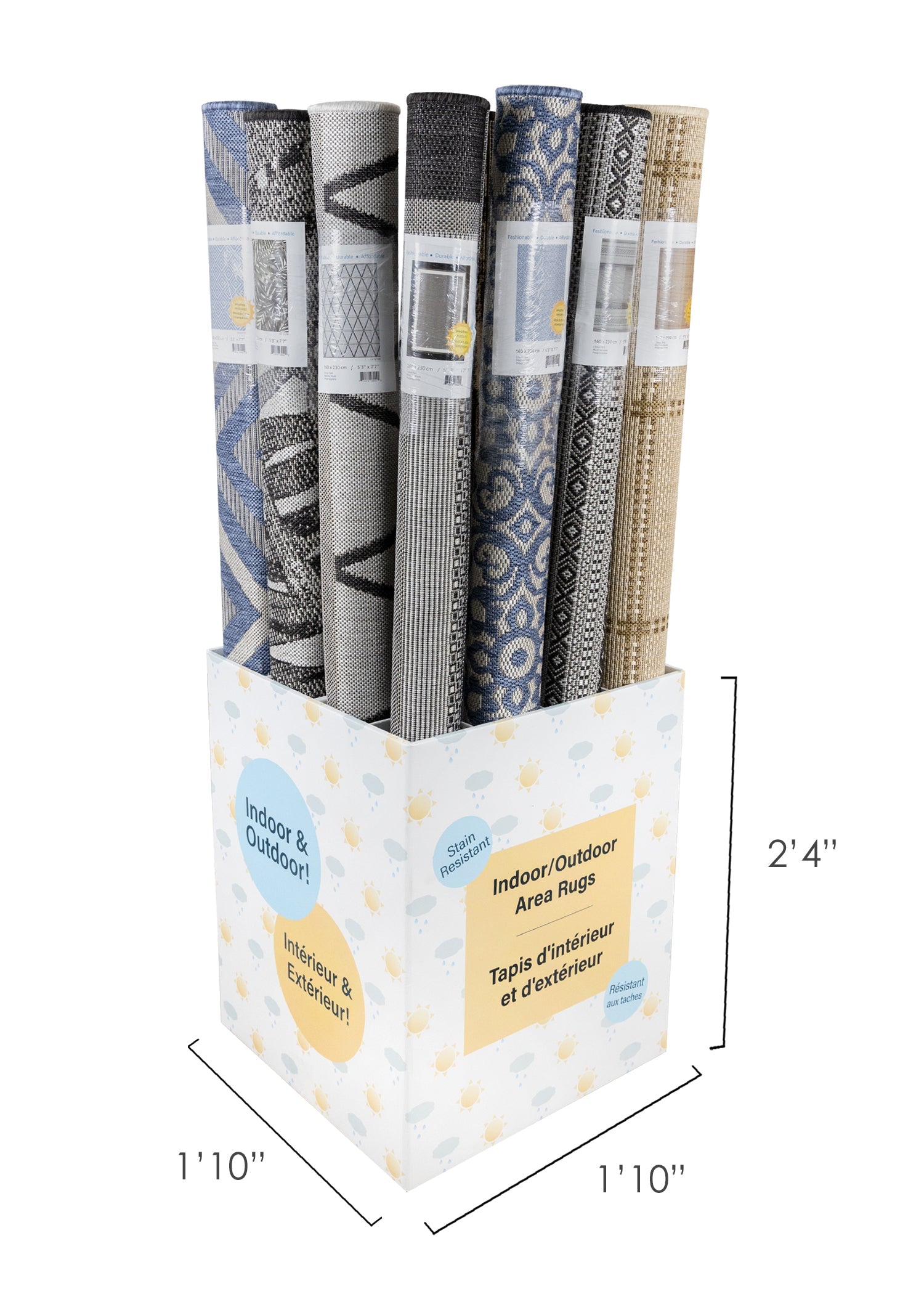 Durable Indoor Outdoor Storage Box - Waterproof & Weather Resistant for Home, Garage, Garden, and Patio Organization