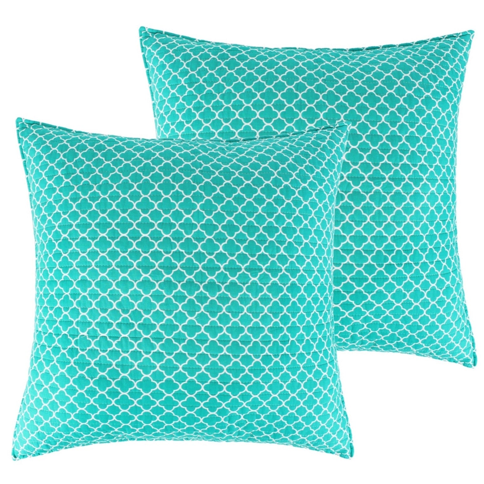 Premium Euro Sham Pillow Covers Set of 2 - Decorative Square Pillowcases for Bedroom Decor, Luxury Hotel Style Home Textiles - Perfect for Master Bedroom, Guest Room & Living Room Accents
