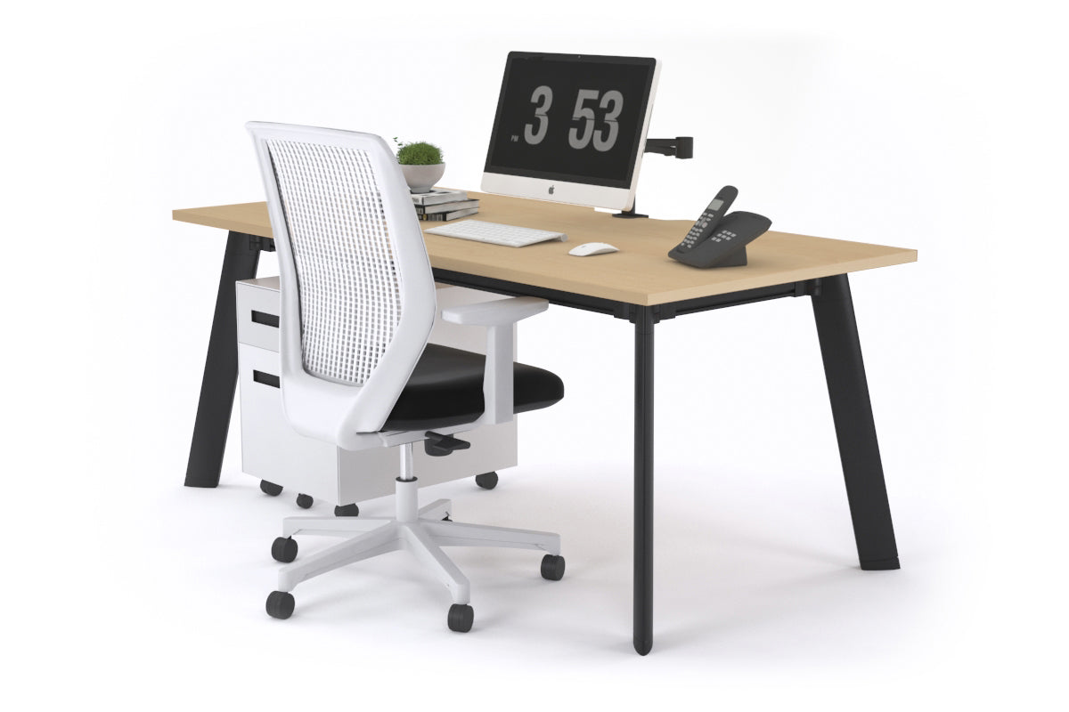 Switch Executive Desk - 1200L x 800W Modern Office Desk with Cable Management Scallop | Perfect for Home Office, Gaming Setup & Professional Workspace