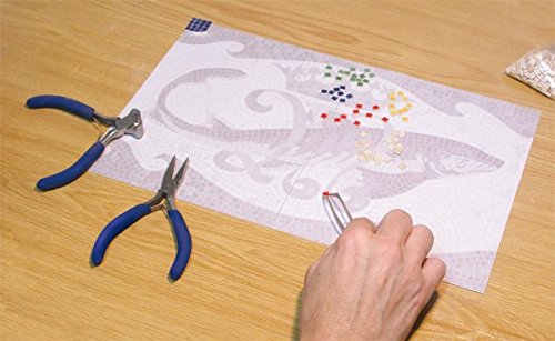 Japanese Mosaic Art Kit for Adults - DIY Craft Kit with Stained Glass Tiles, Perfect for Home Decor, Gifts & Relaxation Therapy