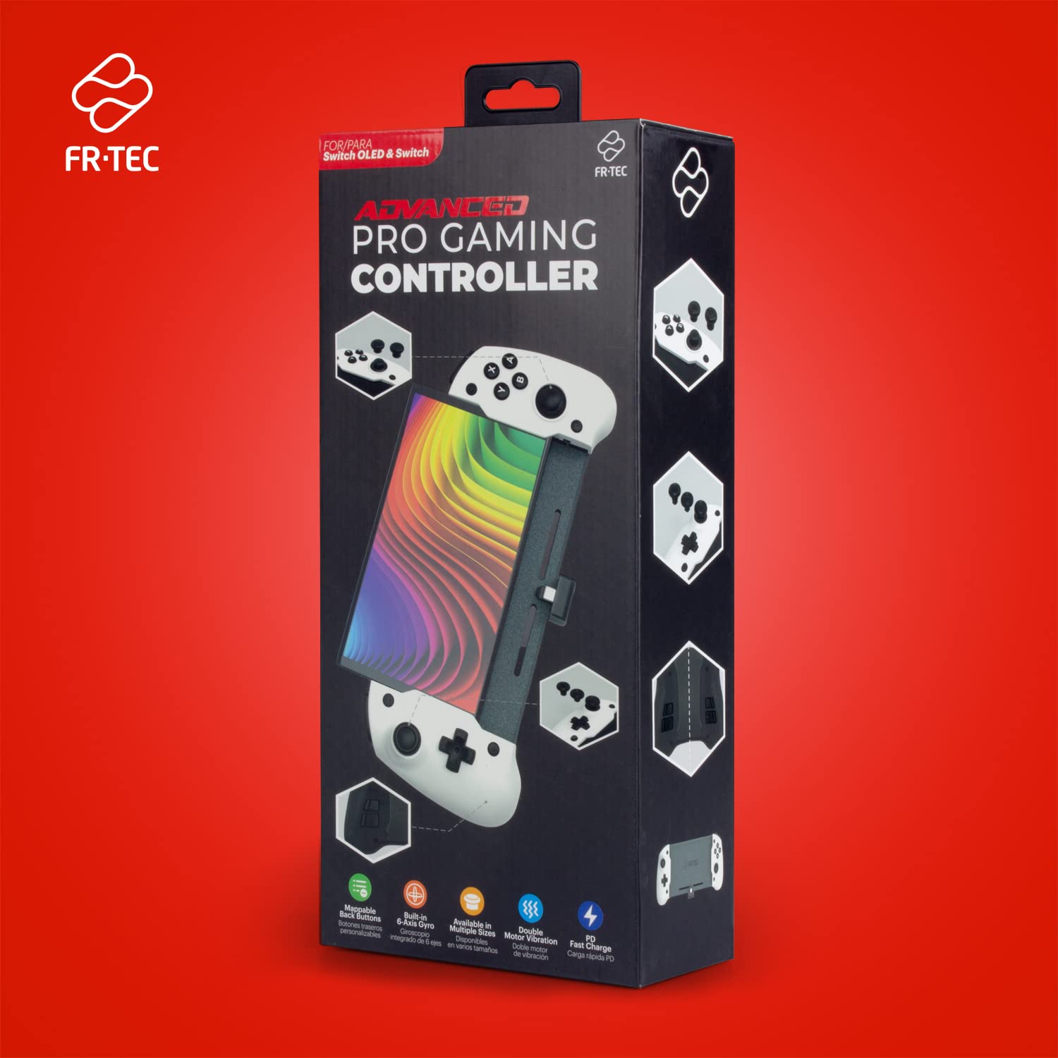FRTEC Pro Gaming Controller for Nintendo Switch & OLED - Ergonomic Design, Wireless, High Precision for Competitive Gaming - Perfect for Esports, Home Entertainment & Multiplayer Battles