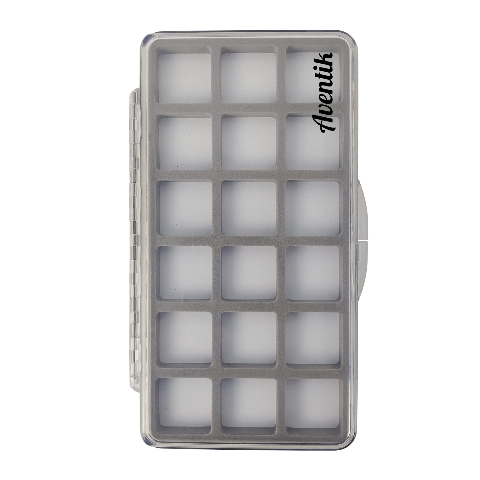 Aventik Slim Magnetic Fly Fishing Tackle Box - 7.3X3.8X0.5in for Fly Fishing Gear Storage