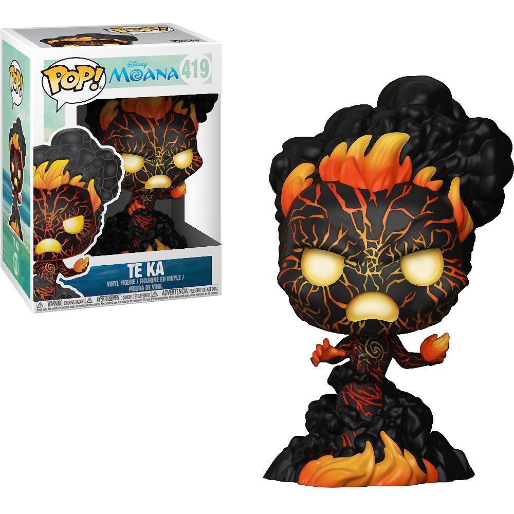 Funko Pop! Disney Moana Te Ka Vinyl Figure Collectible with Pop Protector Case - Perfect for Disney Fans, Collectors & Home Decor