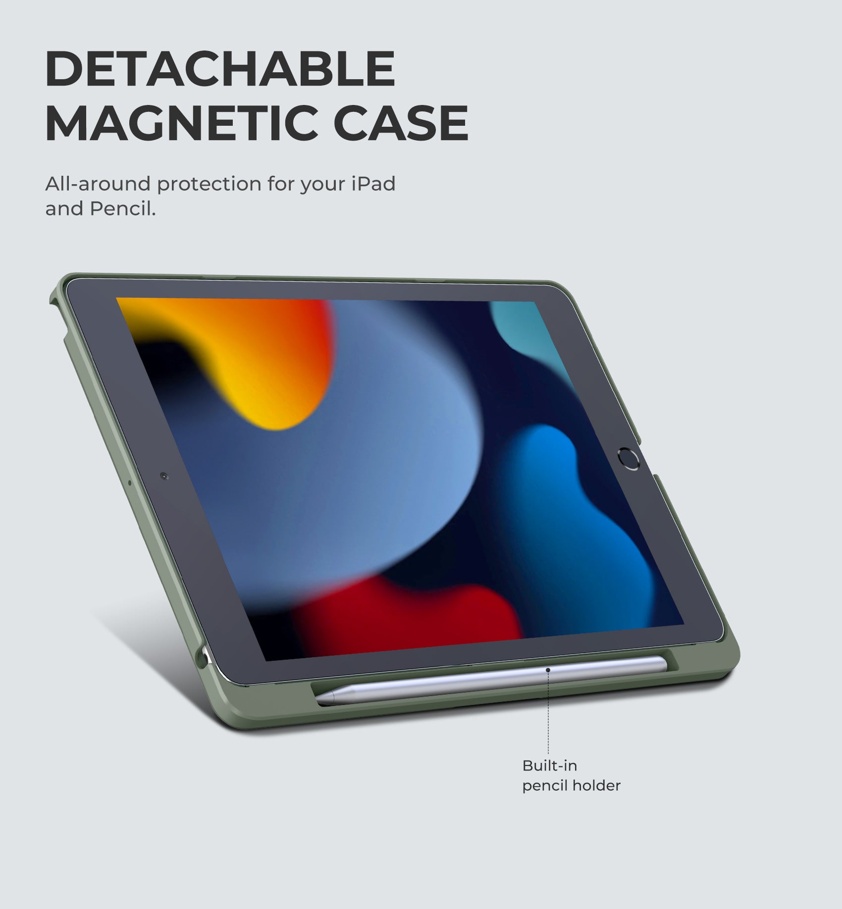 Dexnor Magnetic Keyboard Case for iPad 9th/8th/7th Generation 10.2 inch - Floating Cantilever Stand, Magic Style Protection | Perfect for Work, Study & Travel