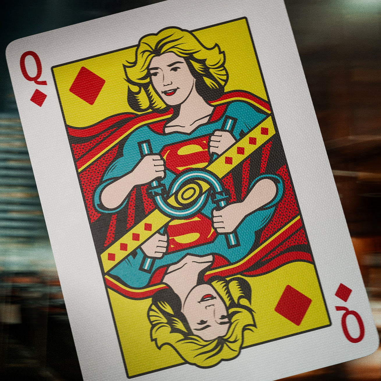 Superman Themed Playing Cards - Premium Deck for Poker, Magic Tricks & Game Nights - Perfect for Collectors, Gifts & Party Entertainment