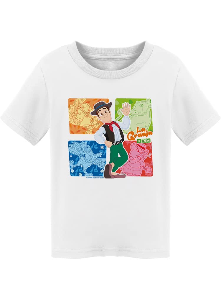 Zenon's Farm Toddler T-Shirt - Cute Kids Animal Print Tee for Boys & Girls - Soft Cotton Comfort Playwear for Everyday & Outdoor Adventures