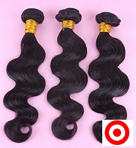 Junhair 4Pcs Virgin Mongolian Remy Human Hair Bundles with 4x4 Closure - Body Wave 3 Bundles Mixed Length Natural Color Hair Extensions for Women - Perfect for Daily Styling, Parties & Special Occasions