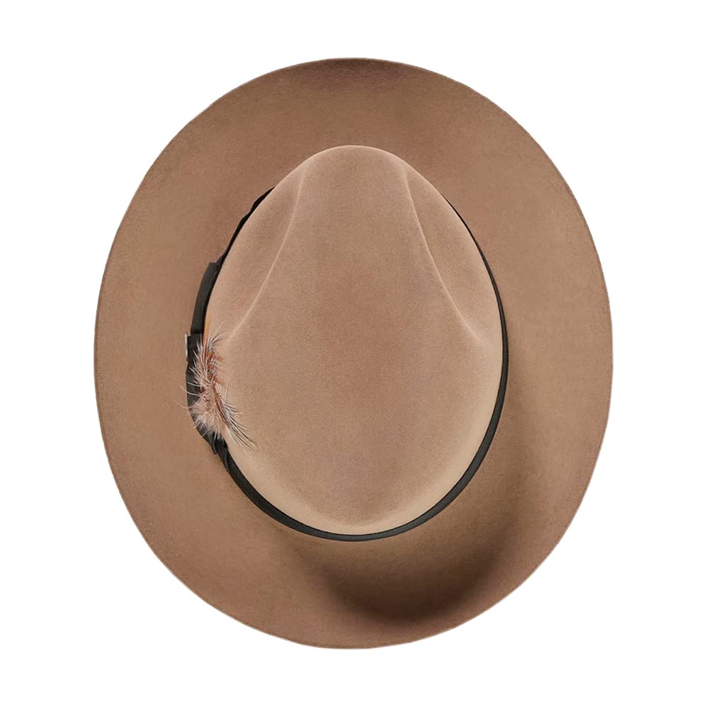 Stetson Men's Temple Hat - Western Cowboy Hat for Men, Genuine Fur Felt, Classic Rancher Style - Perfect for Rodeo, Country Music Festivals & Outdoor Adventures