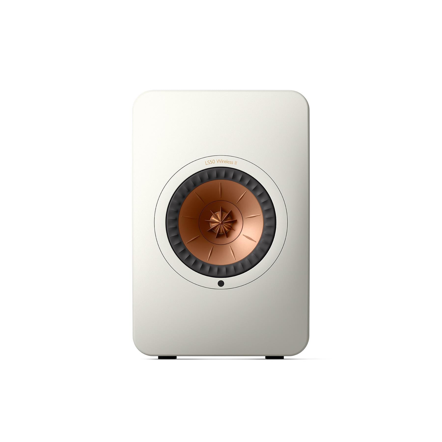 KEF LS50 Wireless II HiFi Powered Bookshelf Speakers - Premium Bluetooth & WiFi Streaming for Home Audio, Music & Movie Theater Systems - Perfect for Living Rooms, Studios & Home Theaters
