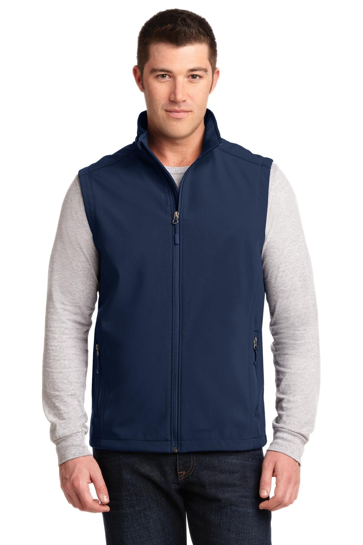 Port Authority Men's Core Soft Shell Vest - XXL Dress Blue Navy - Lightweight & Warm for Outdoor Work & Casual Wear