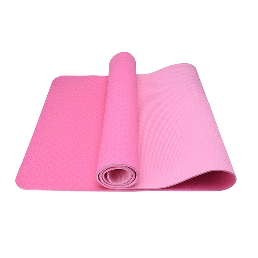 6mm Non-Slip TPE Yoga Mat - 72x24 Inch Extra Thick Exercise Mat for Yoga, Pilates, Gym & Home Workouts | Perfect for Beginners, Fitness Enthusiasts & Camping | Includes Free Carrying Strap