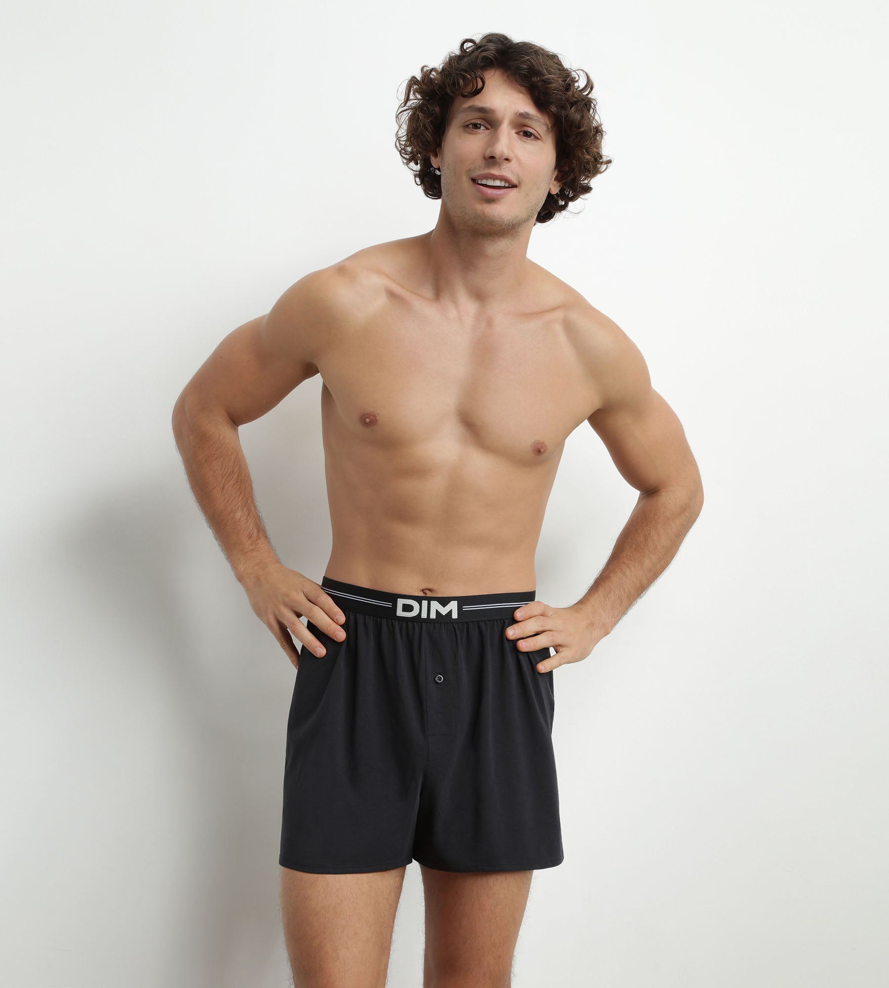 Black Cotton Men's Underwear - Dim Icons Essential Briefs | Comfortable & Breathable for Everyday Wear, Workout & Lounge
