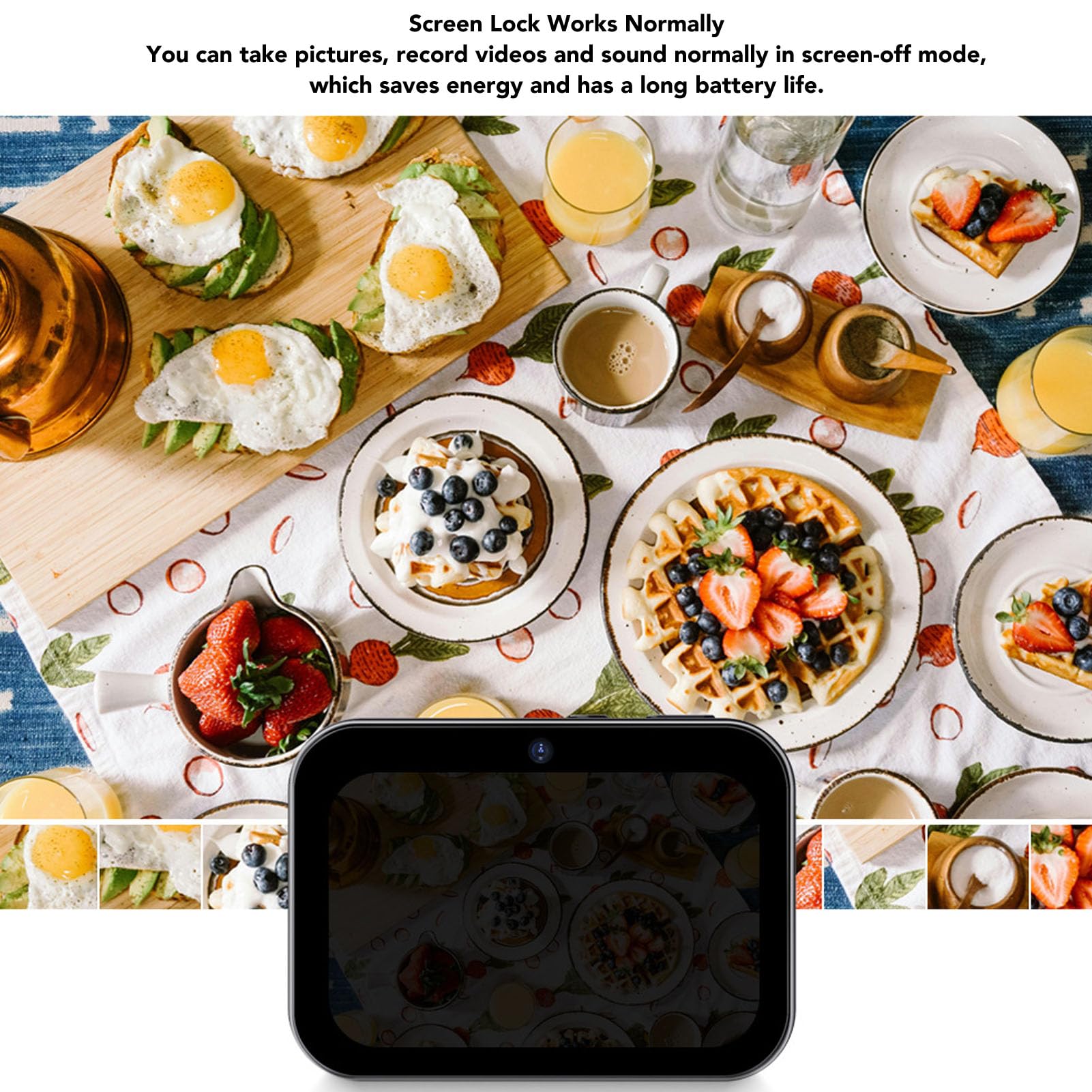 64MP 4K Digital Camera with 3 Inch Touchscreen, 120° Wide Angle Lens, Built-in Music Player & Video Recorder, 3600mAh Long-Lasting Battery - Perfect for Vlogging, Travel Photography and Multi-Camera Shooting (Gold)