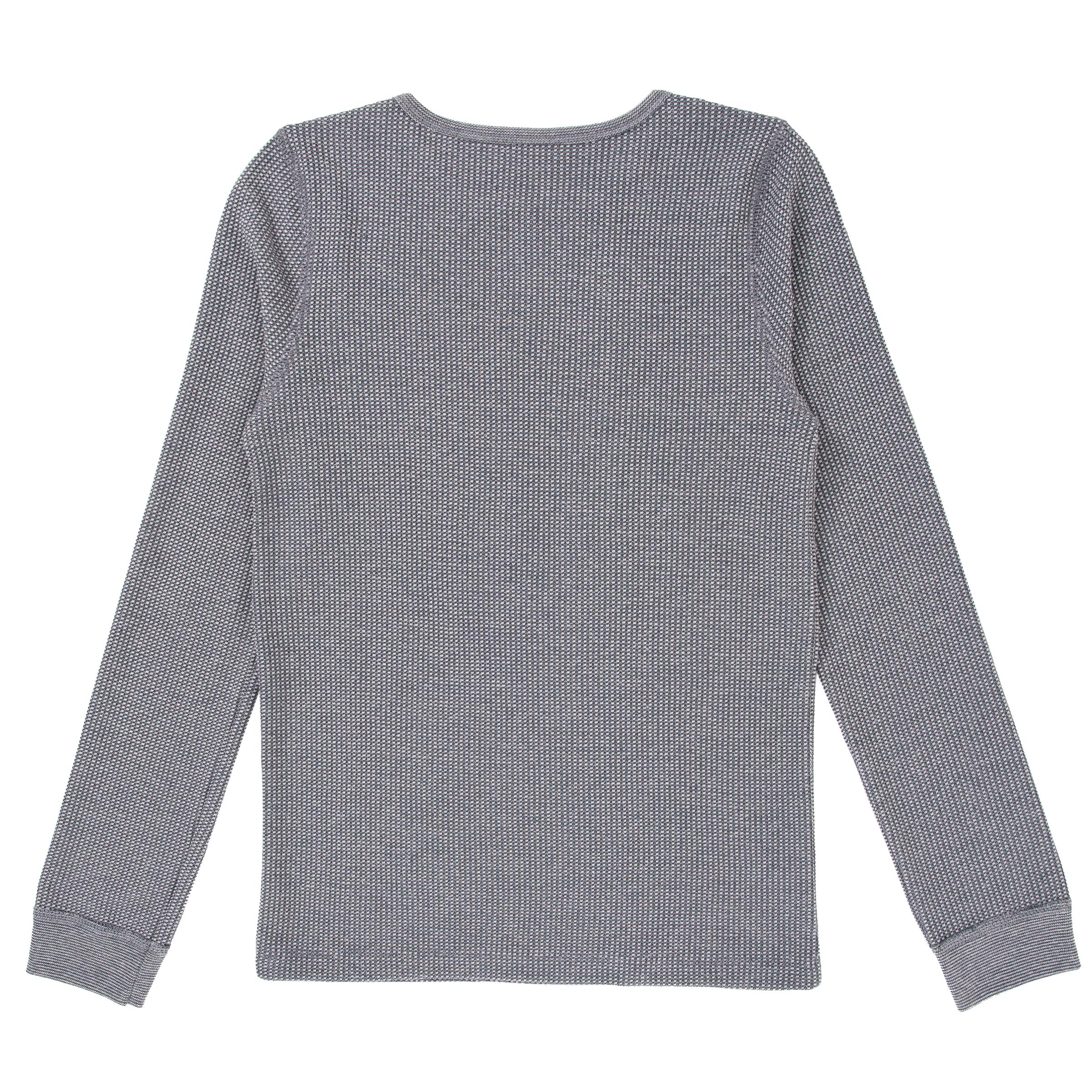 Fruit of the Loom Girls' Premium 2-Pack Thermal Waffle Crew Neck Shirts - Warm Winter Base Layer for School & Outdoor Activities