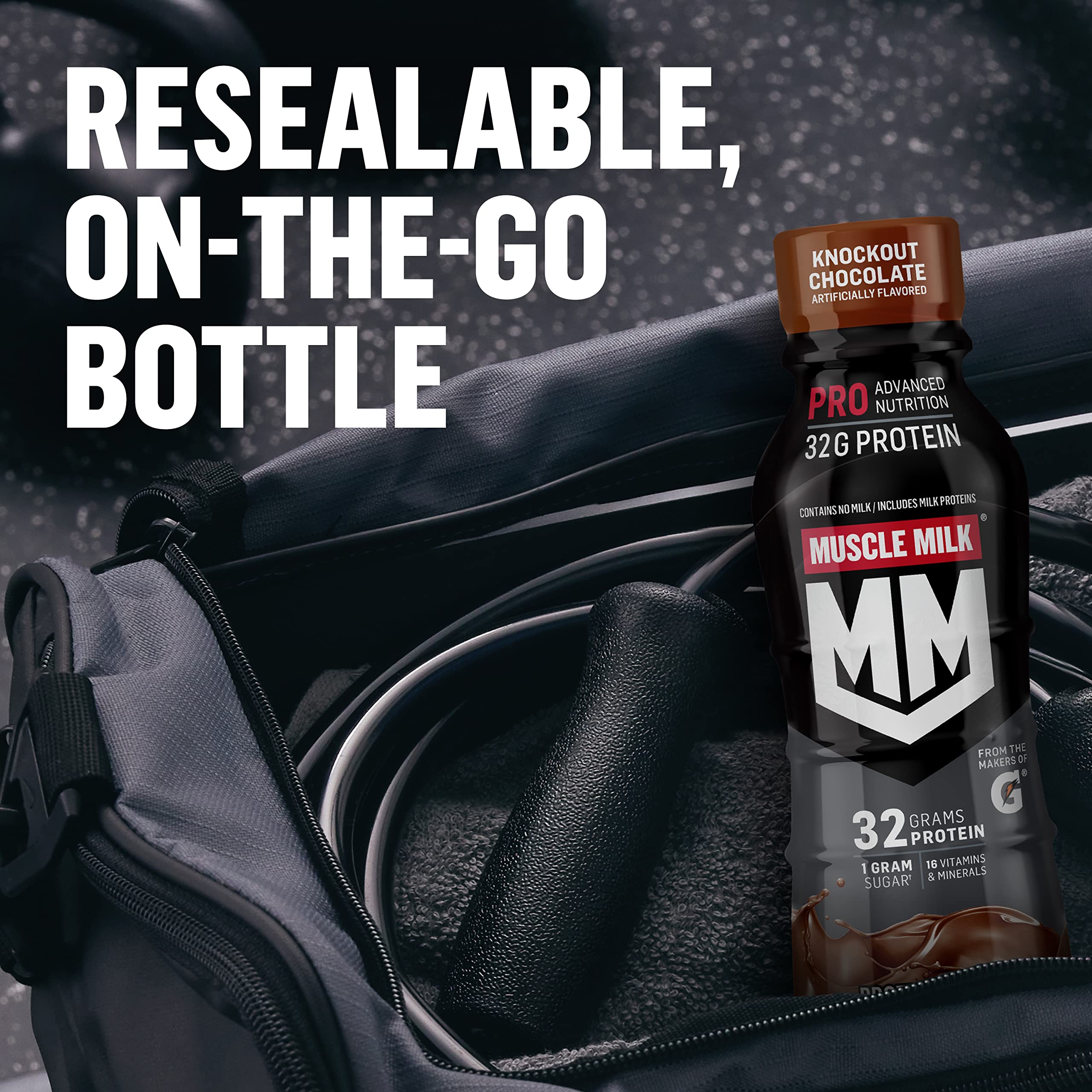 Muscle Milk Pro Series Protein Shake - Chocolate Peanut Butter Flavor, 40g High Protein, 14 Fl Oz (Pack of 12) | Post-Workout Recovery Drink for Athletes & Fitness Enthusiasts