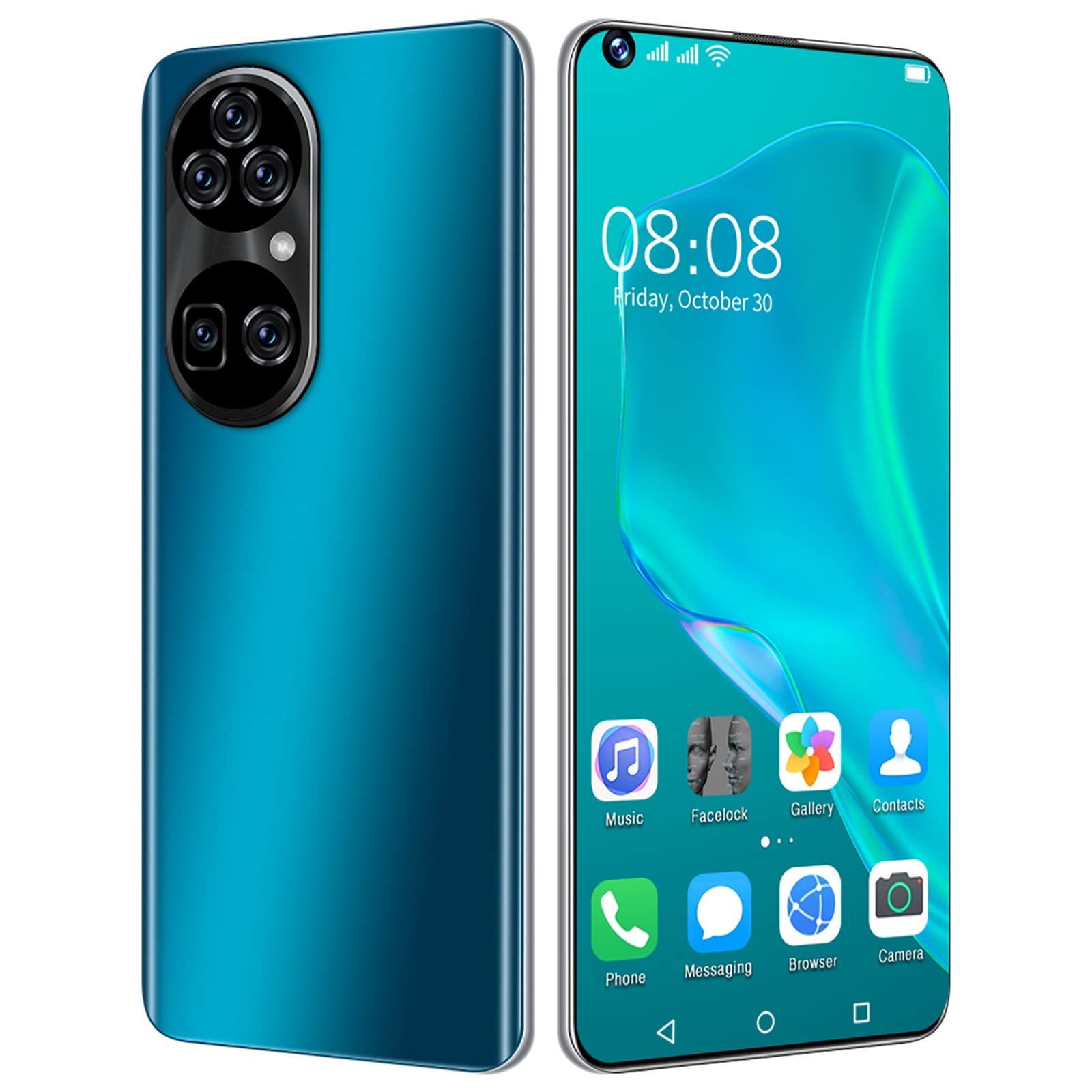HSHOR Unlocked Android Smartphone P50 Pro+ 6.8 Inch Dual SIM 4G LTE Phone - 6.8