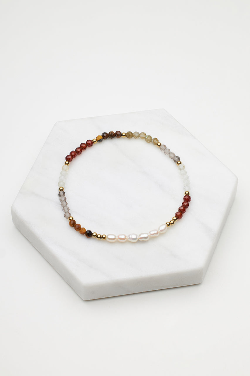 Tiana Bracelet Rouge - Elegant Red Beaded Bracelet for Women | Perfect for Parties, Weddings & Everyday Wear