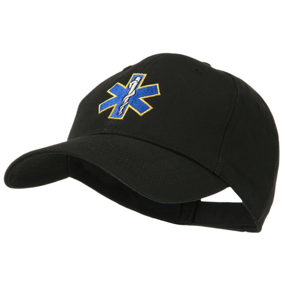 Star of Life Embroidered Baseball Cap for EMT & First Responders - Premium Adjustable Snapback Hat for Medical Professionals & Emergency Services