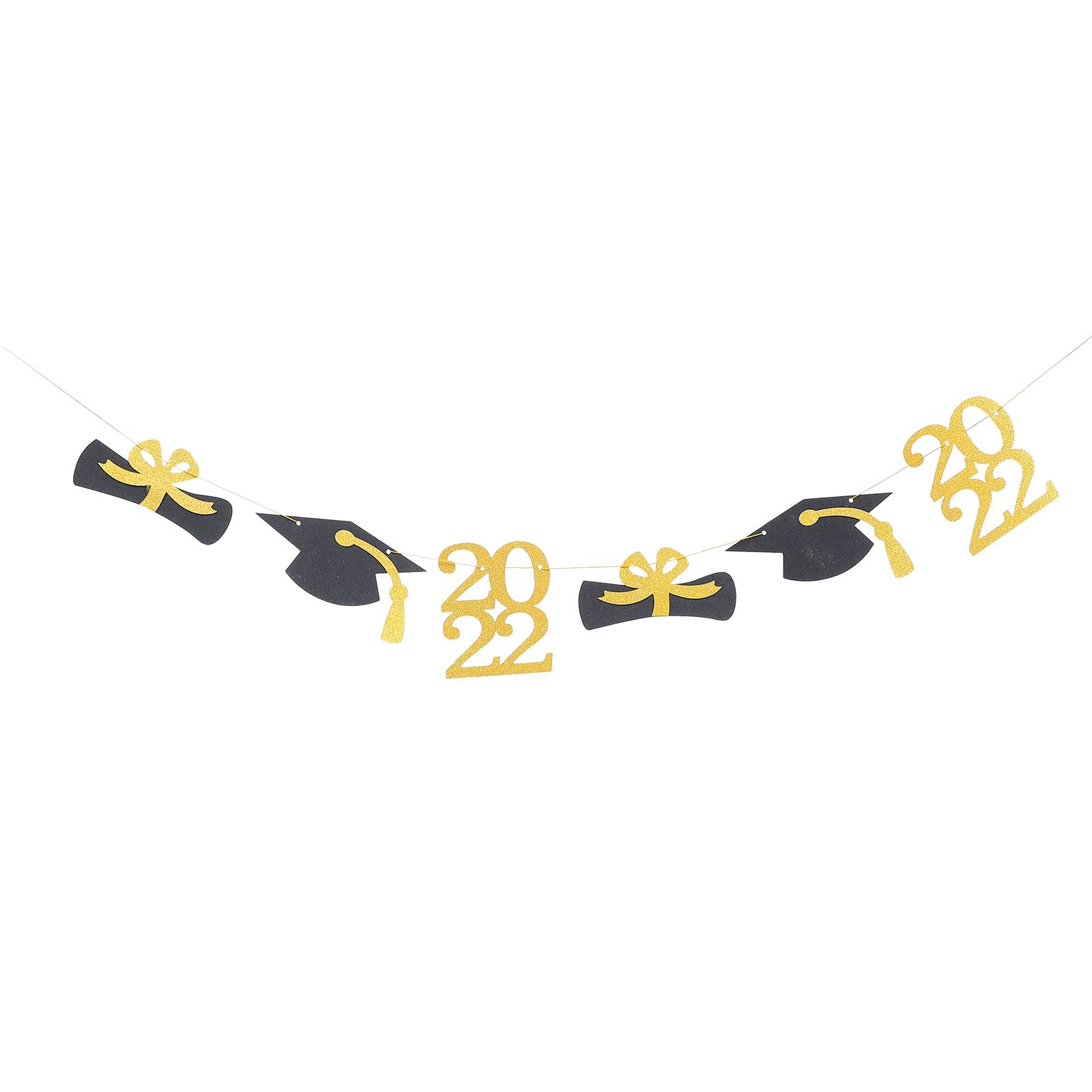 2022 Graduation Party Decorations - Graduation Themed Bunting Pendant & Scene Decor for High School & College Graduation Ceremonies - Perfect for Graduation Parties, Photo Backdrops & School Events