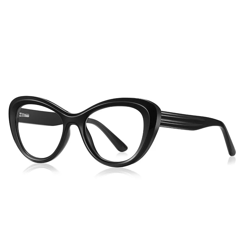 CCspace Women's Full Rim Cat Eye Plastic Eyeglasses 57389 - Stylish Retro Frames for Women, Lightweight & Durable, Perfect for Office, Reading & Fashion Accessories