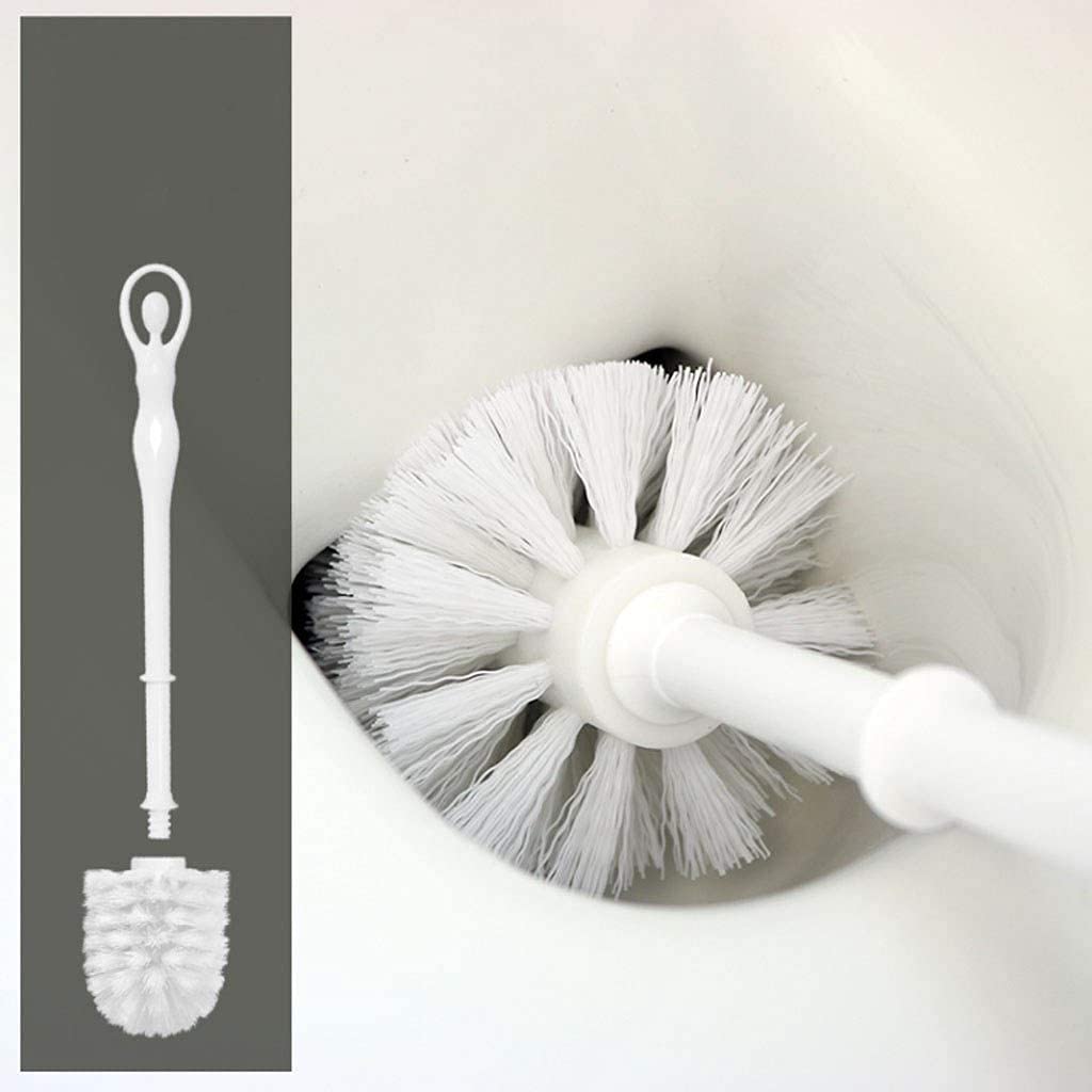 Funny Toilet Brush and Holder Set - 4 Color Toilet Bowl Cleaning Brush for Bathroom, Blue | Durable, Hygienic & Easy to Clean | Perfect for Home, Apartment, RV & Office Use