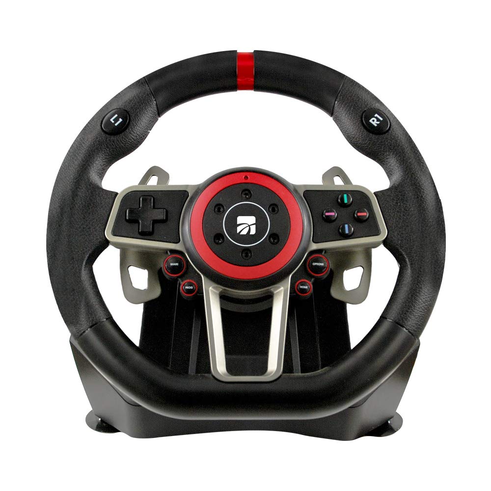 Volante Racing Wheel Montecarlo 900° - Compatible with PS4, PS5, Xbox, Switch & PC - 90423 Classic Edition - Perfect for Racing Simulators, Gaming Setups & Esports Tournaments