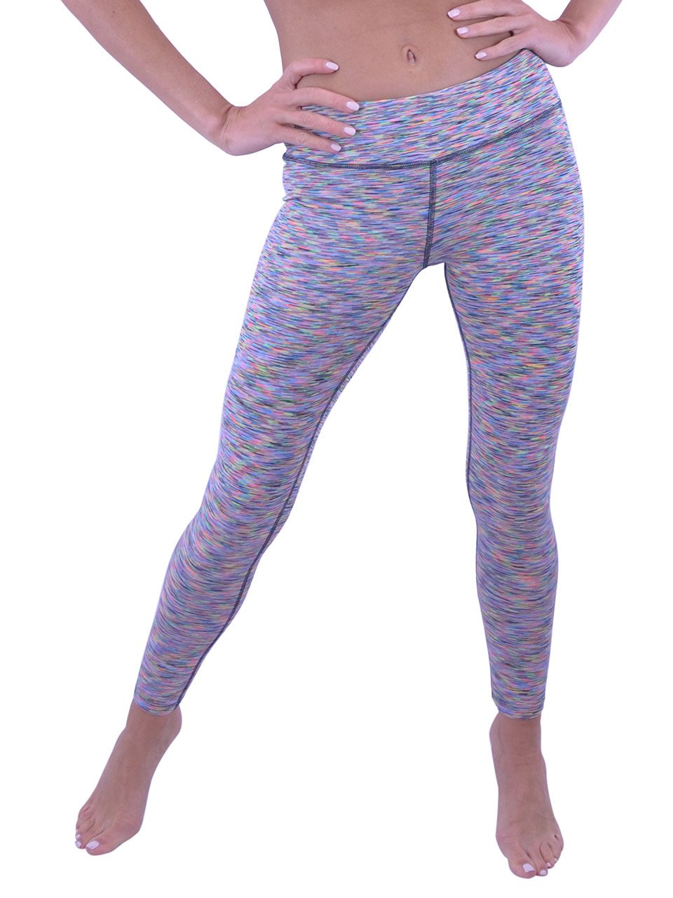 VF-Sport Women's High-Waisted Yoga Capris - Moisture-Wicking Dri-FIT Workout Pants for Running, Gym & Lounge (Tall, Regular & Plus Sizes) | Perfect for Yoga, Pilates & Active Lifestyle