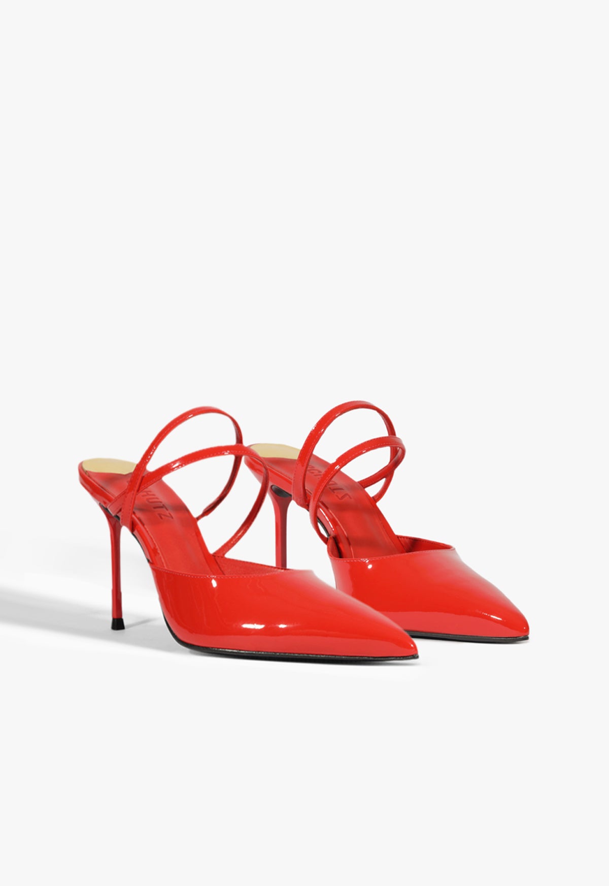 Annie Patent Leather Pump Shoes - R25 Mid Heel Height 2.5