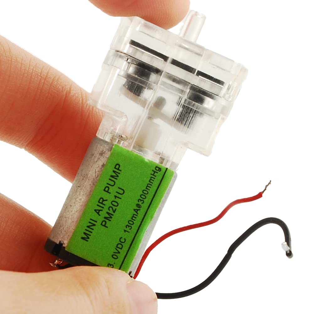 Mini DC3V 130mA 300mmHg Air Pump - Portable Aquarium Oxygen Pump for Fish Tank, Fishing Bait Aerator | Perfect for Home Aquariums, Outdoor Fishing & Bait Keeping